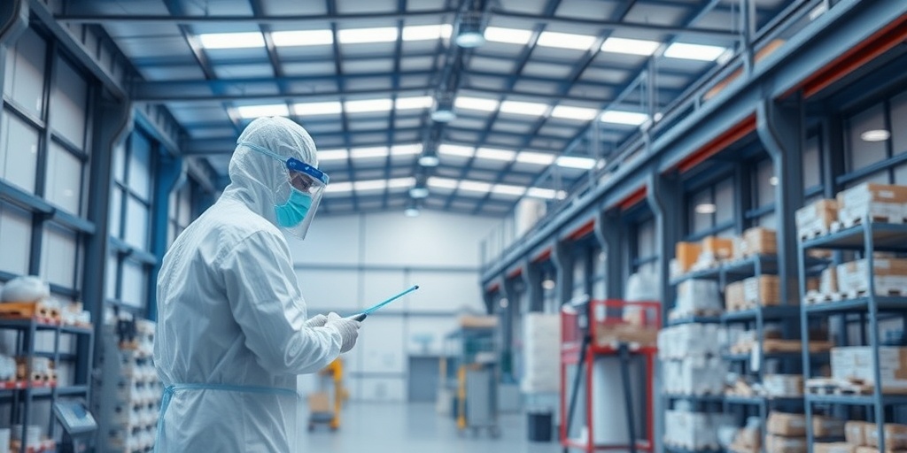 大型物流倉庫消毒